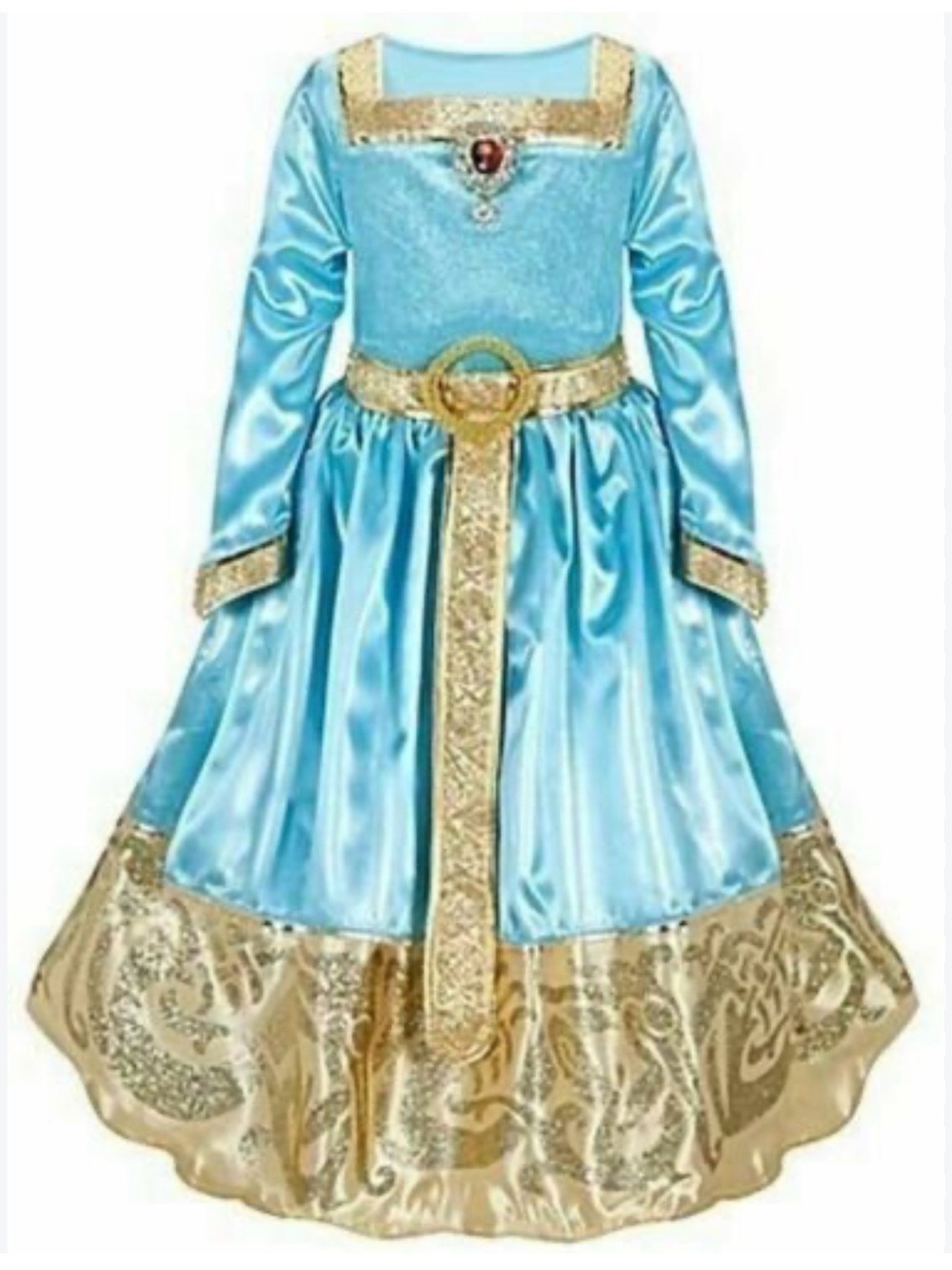 Disney Store DELUXE BRAVE MERIDA DRESS GOWN COSTUME SIZE SMALL 5/6 🌟PRE-LOVED🌟